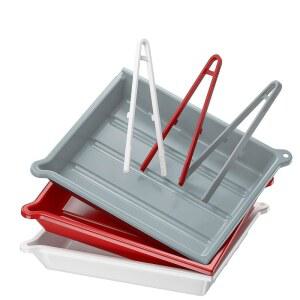 JJC 13x15 다크룸 인쇄 필름 현상용 사진 트레이 세트, 애호가를 위한 집게, 대형 처리용 용지 현상 8x10 4x5 5x7 네거티브 필름용