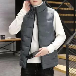 패딩 여자 조끼 초 남자 이너 베스트 라운드 사무실 집업 간절기 숏 경량 U넥 기본핏