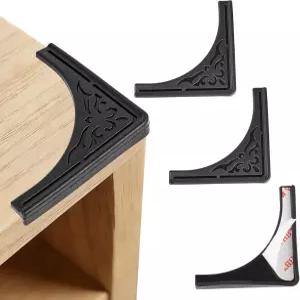 4개의 안전 소프트 코너 프로텍터 가드 테이블 프로텍션 및 가구 책장 서랍용 가장자리 프로텍터(소프트