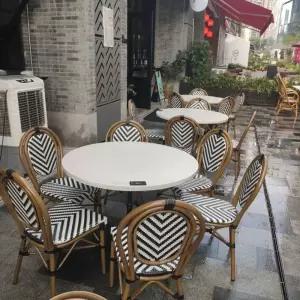 야외 등나무 의자 레저 커피 라탄쇼파 테이블 조합 발코니