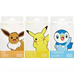 포켓몬밴드 48매입 3종세트 (피카츄이브이펭도리)