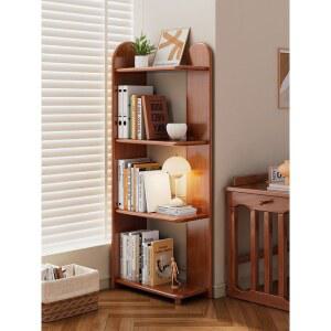 모서리 책장 코너 공간활용 구석장 선반 우드 책꽂이
