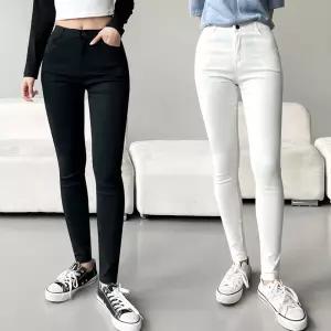 여성 외출 패션 신축성 스판 데일리 스키니 팬츠 BmV5+6Ify