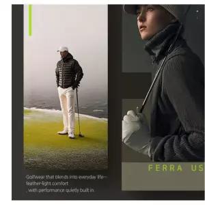 페라어스 남성 골프 베이직 경량 패딩점퍼 가을 겨울스트 자켓 방한복 아우터 바람막이 잠바 다운 코풍 옷
