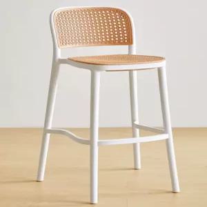 플라스틱 바체어 높은 식탁의자 좌고 스태킹 홈바 카페