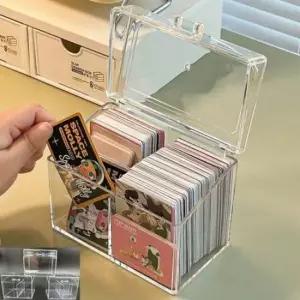 [문구/오피스] 투명 아크릴 카드 보관함 명함 케이스 사진 수납함