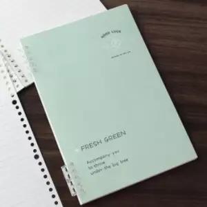 [문구/오피스] 루스리프 유선노트 A5 그린색 2p세트 60매 공책 학습용 노트