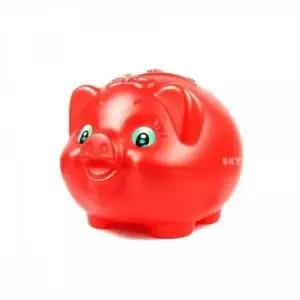[문구/오피스] 빨간색 돼지저금통 왕대 동전 수납통 인테리어 장식 저금통