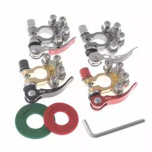 배터리 본 메인 케이블 포스트 클램프 터미널 자동차 커넥터 UTV 트랙터 트럭 액세서리 12V 6V 24V