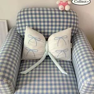 고심 패브릭 리본 베개 소파 A 침대 등받이 쿠션