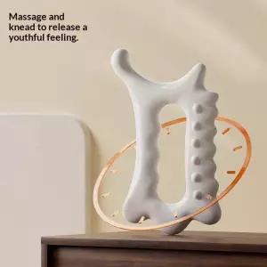 얼굴 및 몸용 - 비세라믹 괄사 마사지 도구 휴식 미용 마사지기 인체공학적 다용도 휴대용 보드