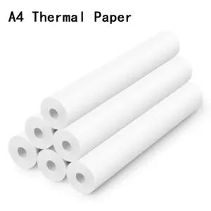 A4 감열지 인쇄 용지 210x30mm 무선 블루투스 호환 감열 프린터 팩스 기계 용지에 적합