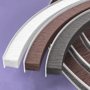 10M 브러시 스트립 자가 접착 도어 창문 실링 가정용 방음 필름 스왈 웨더