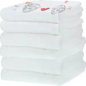 프리바운 6개 승화 담요 두꺼운 푹신한 부드러운 퍼지 흰색 빈 DIY 맞춤형 사진 (30 x 40 인치)