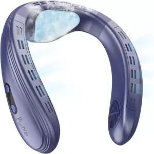 플루보팬 넥 선풍기 백윈디 6000mAh 쿨링 플레이트 블레이드리스 휴대용 열전 냉각기 충전식 캠핑 필수품