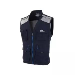 [의류] 네파세이프티 4포켓 어깨 등판메쉬 안전조끼 베스트 네이비