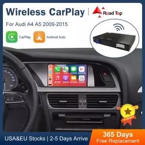 Audi A4 B8 A5 Q5 2009-2015 용 Road Top 무선 CarPlay 안드로이드 자동 인터페이스 AirPlay 미러 링크