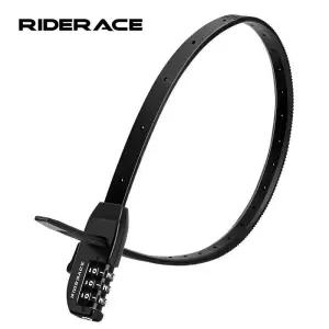 RIDERACE 암호 타이 잠금 다목적 자전거 전기 스쿠터 오토바이 휴대용 방지 3 자리 헬멧 블랙