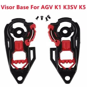 AGV K1 K3SV K5 용 헬멧 바이저 베이스 잠금 장치 오토바이 부품 액세서리