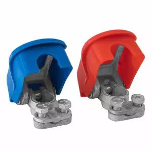 캐러밴 보트 스토리지 배터리 커넥터 퀵릴리즈 자동차 터미널 클램프 교체 부품 2 개