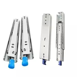 고하중 슬라이드 레일 도르래 76 2개 선반 4224cm 수납장 트랙 (56인치) 선형