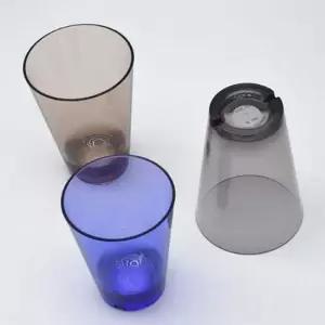 폴리 물컵 업소 물잔 음료컵 PC컵 스모그 270ml