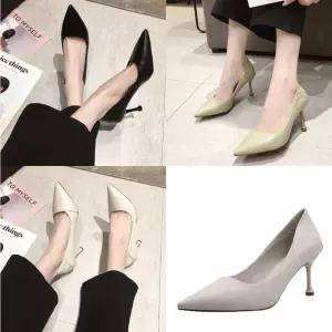 여자 뾰족앞코 정장 구두 펌프스 스틸레토 하이힐 7cm Fin6+7yvl