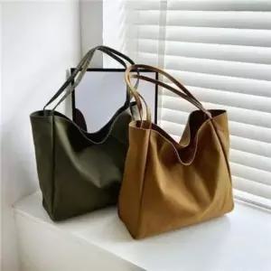 [패션] 캐주얼 캔버스 숄더 토트백 여성용 데일리 에코백 숄더백 가방