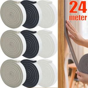 244m 폼 창 씰링 스트립 날씨 스트리핑 도어 스폰지 씰 테이프 자체 접착 방음 방풍 절연