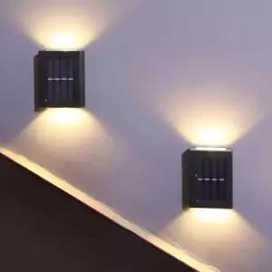 [데코] LED 태양광 벽등 야외 조명등 비상등 벽부등 2개