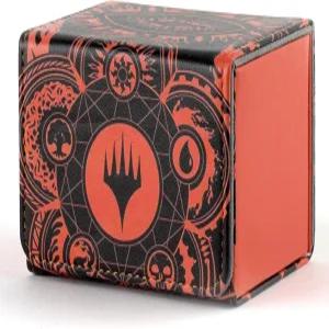 MTG 카드용 덱 박스 트레이딩 커맨더 케이스 120개 이상의 슬리브 카드 PU 가죽 마그네틱 수집 보관함 TCG