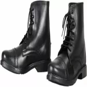 터프라이더 여성용 스타터 레이스업 패독 부츠 내구성이 뛰어나고 청소하기 쉬운 방수 승마화