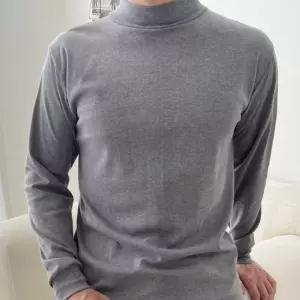 남자기본목폴라 반목 면티셔츠 DJJ1829 vDa4+2sYj