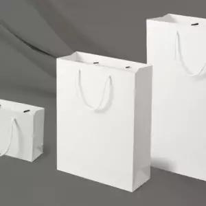 [문구/오피스] 종이 쇼핑백 세로형 화이트