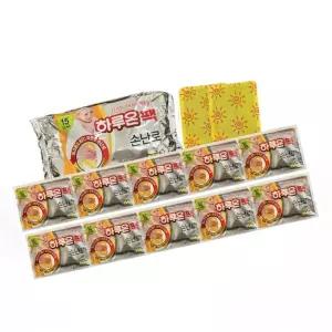 뜨거운 손난로 핫팩 50개 15시간 지속 대용량 온열팩 대량구매 따뜻한 차박 겨울 용품 손팩 찜질