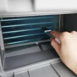 [반려] 에어컨 냉각핀 먼지 제거 브러시 틈새 청소용 솔 도구 세트