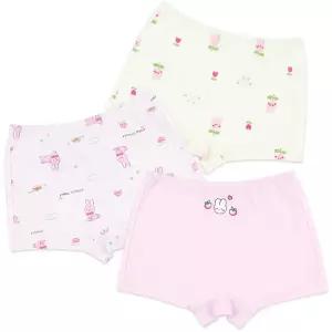 바풀 MK SS68-08 아동드로즈 3매입 여아 면스판 드로즈 유아 아동 주니어 팬티