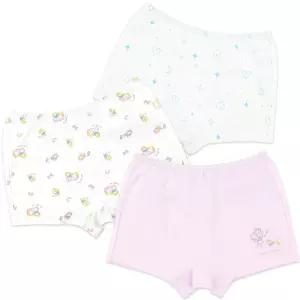 바풀 MK SS68-11 아동드로즈 3매입 여아 면스판 드로즈 유아 아동 주니어 팬티