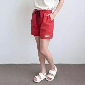 [의류] 말리부 패치 여자 비치 반바지 남녀공용 핫팬츠 우븐 운동바지