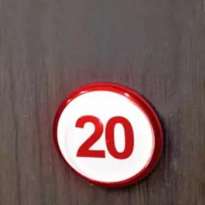 [문구/오피스] 아이 넘버 50P 파랑 빨강 테이블넘버 옷장번호