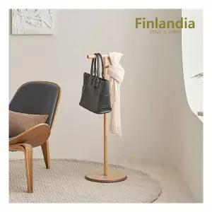 핀란디아 엘라인 원목 가방걸이 스탠드 낮은행거 1813312