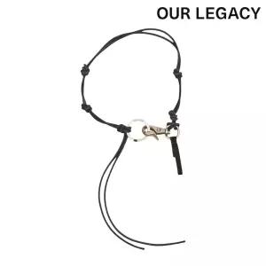 Our Legacy  라돈 목걸이 레더 키체인 블랙 A2208LBL