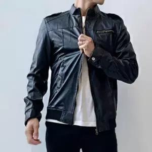 [의류] 남자 가죽 자켓 스타일 오토바이 패션 라이더 재킷