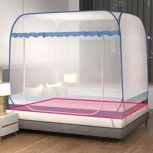 원터치 사각 U자형 모기장 텐트 바닥 일체형 120X200