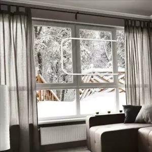 지퍼형 창문 방풍 막 투명 eva 방풍 막 바람막이 단열