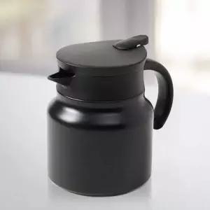 [알티피아]이중 보온 진공 주전자 차 거름망 포함 블랙 컬러