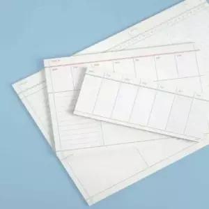 [문구] 스케줄 노트 패드 L A4 스케줄러 그리드노트