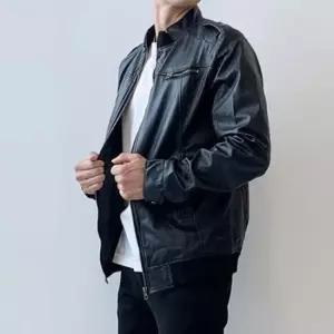 [의류] 남가 가죽 숏 자켓 라이더자켓 지퍼 카라 점퍼