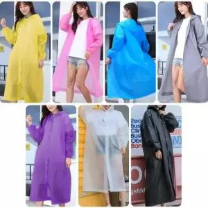 색깔우비 헬로제인 패션 레인코트 7종 남녀공용 우비