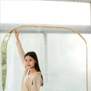 투명 창문 방풍 비닐 지퍼 현관문 지퍼형 방풍 비닐 에어캡